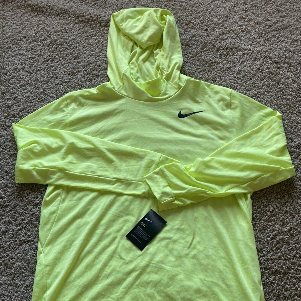 Nike Dri-Fit Touch Long Sleeve Hoodie - Large